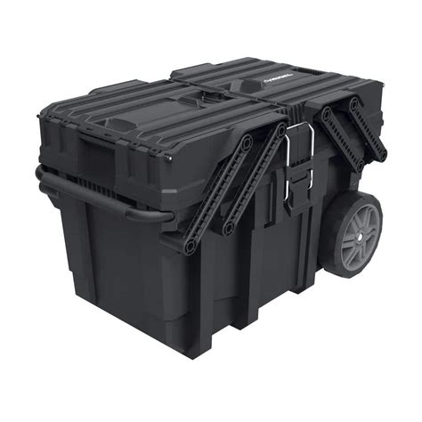 husky toolbox on wheels|husky cantilever rolling tool box.